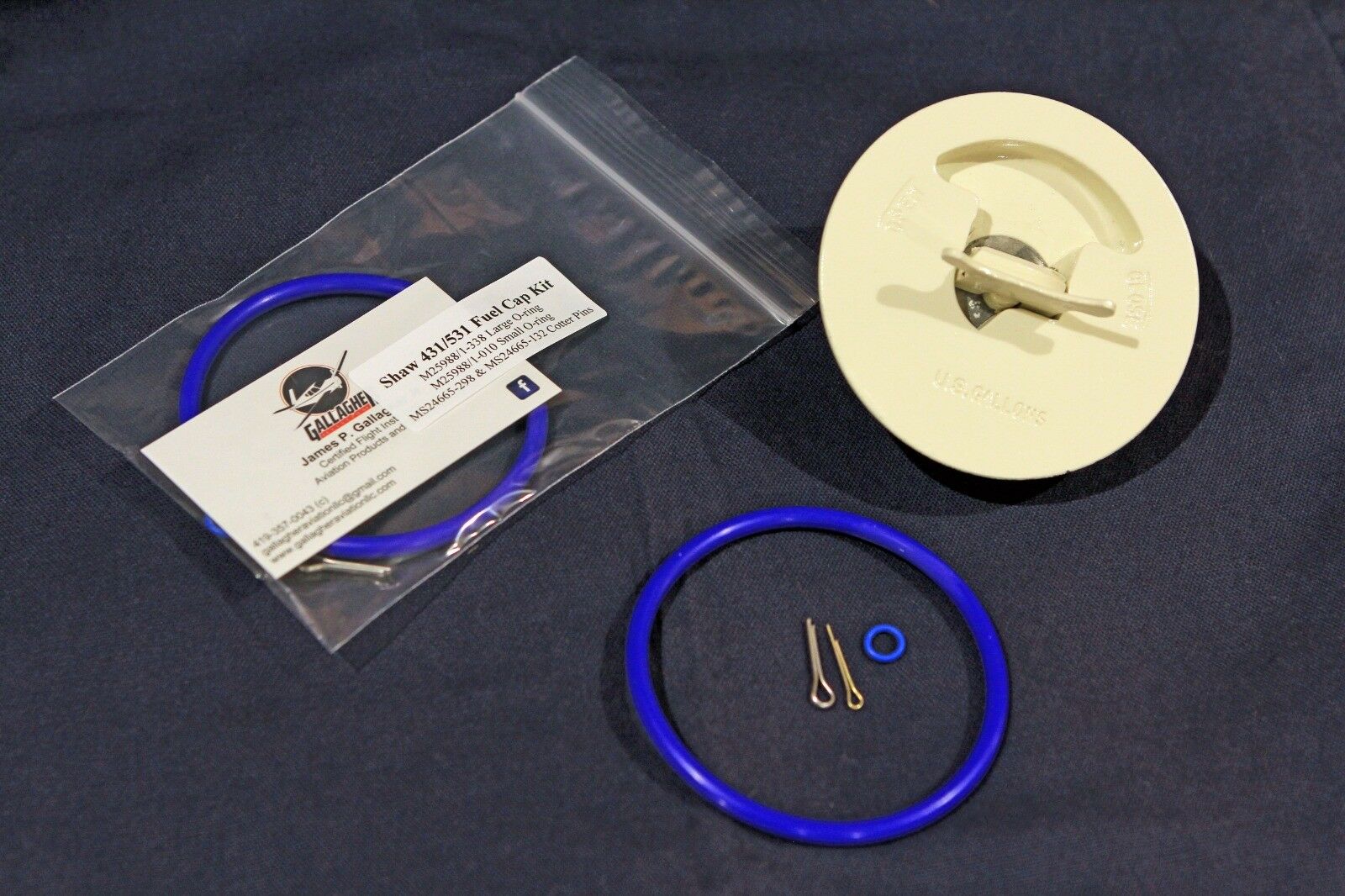 Fluorosilicone Shaw Aero 531/431 Fuel Cap Kits